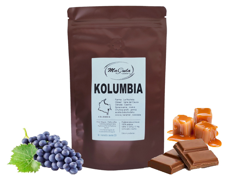 Kolumbia Excelso Cauca - Balenie: 1000 g.